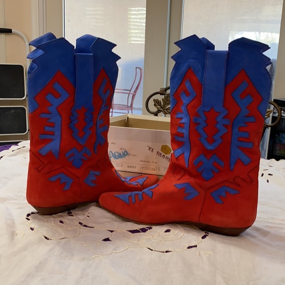 Vintage El Vaquero Suede Boots - Picture 8 of 12